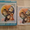 Tradera Gammalt Victory Wood Jig-Saw Puzzle Träpussel med katter Samlarobjekt| Puslespil