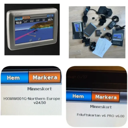 Tradera Garmin Gpsmap 620 BlueChart G3 Nord EU 2023+Nordea 2023+Friluftskartan Pro V6| Gps & Navigationsudstyr