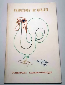 Tradera GASTRONOMI PASS FRÅN RESTAURANG RICHE SIGNERAD AV TORE WRETMAN 1961| Autografer