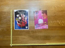 Tradera GB GLACE OCH HEMGLASS Reklam från 80 talet Glass RETRO REKLAM> Reklame Gadgets