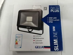 New GELIA PLUS Slimline 30W LED-strålkastare Belysning & Armaturer