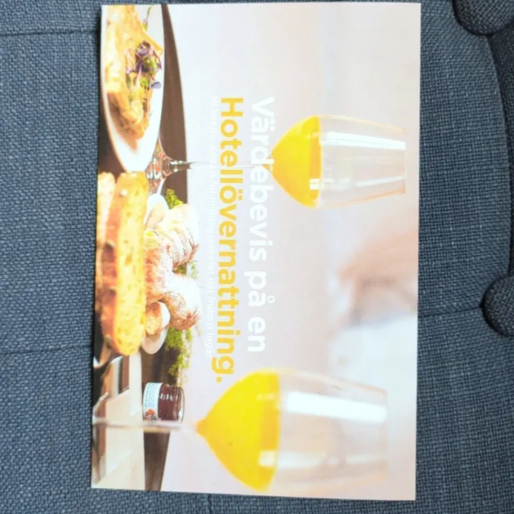 Best Sale Giltig t.o.m. 2025-11-30! Värdebevis på en hotellövernattning för 2pers i dubbel Hoteller & Overnatninger