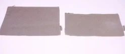 Tradera Giorgio Armani Parfums two vintage beige canvas lined wash/make-up bags-NEW> Andre Skønhedsprodukter