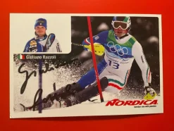 Tradera Giuliano Razzoli - Autograf - OS-Guld| Autografer