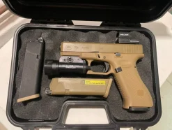 Tradera Glock 19X GBB med bling> Eventyrsport