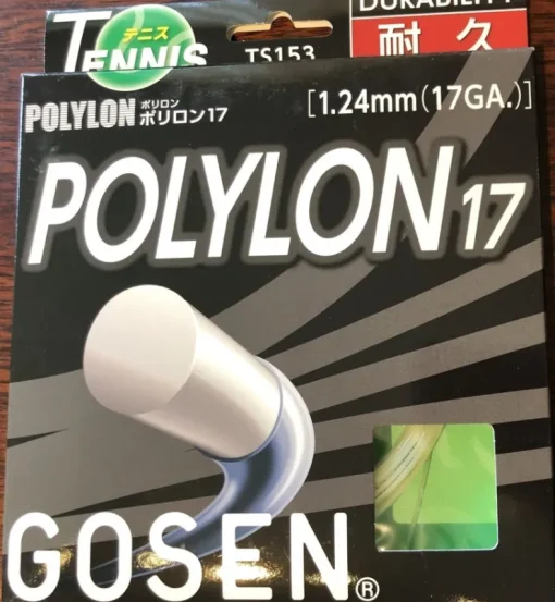 Tradera Gosen Tennissena Polyon 17, Diameter:1.31 mm set 12 m, vit tennis sena> Tennis