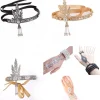 Cheap Great Gatsby 1920 Vintage bröllop brud hår krona diadem hårband + Armband SILVER Hårtilbehør