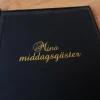 Tradera Gästbok - Mina middagsgäster| Bryllups-borddækning & Dekorationer