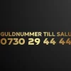 Tradera Guldnummer till salu 07 30 29 4444> Mobiltilbehør