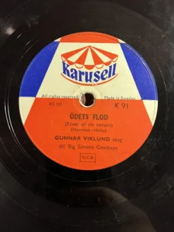 Tradera Gunnar Viklund. Karusell K 91.| Grammofonplader
