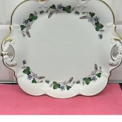 Online Hackfors Porslin Anemone Hepatica Serveringsfat Keramik & Porcelæn, Svensk