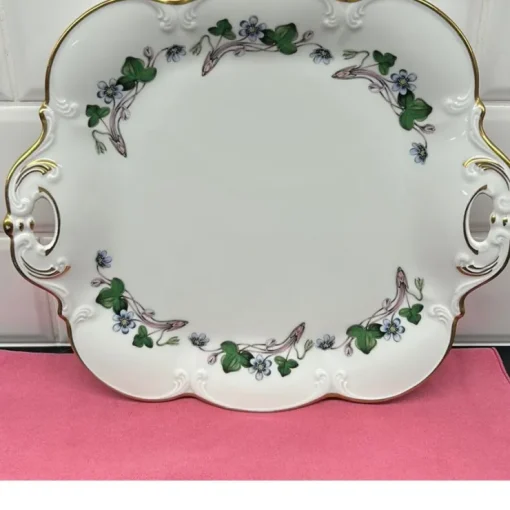 Online Hackfors Porslin Anemone Hepatica Serveringsfat Keramik & Porcelæn, Svensk