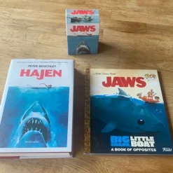 Tradera Hajen / Jaws - 2 böcker + shadow box, med ljud!| Filmmerchandise