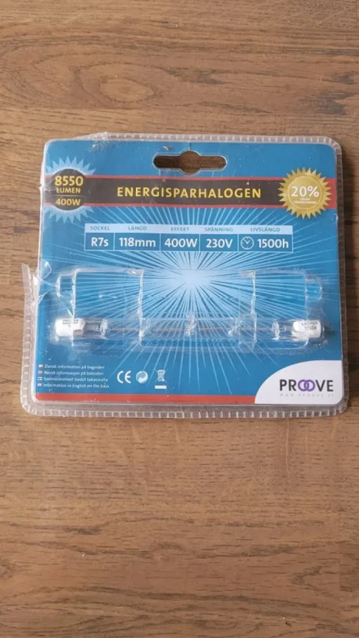 Online Halogenrör 400w 230v Belysning & Armaturer