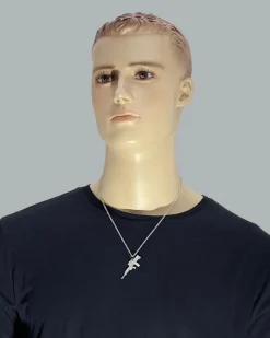 Tradera Halsband 50-55 cm - Automatkarbin/Maskingevär - Stainless Steel> Halskæder