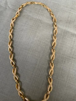 Tradera Halsband guldpläterad/ emalj> Halskæder