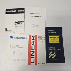 Tradera Handböcker till Newport 05/06 Digital LCR Meter och 267B Digital Pyrometer| Elektroniske Instrumenter
