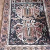 Discount Handgjord orientaliskatta i bruna toner 140x80 cm Gulvtæpper
