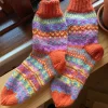 Tradera Handstickade raggsockor strl 38| Tøj