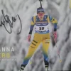 Tradera Hanna Öberg 2 OS guld 3 VM guld, 13 VM medaljer skidskytte| Autografer