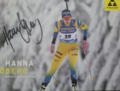 Tradera Hanna Öberg 2 OS guld 3 VM guld, 13 VM medaljer skidskytte| Autografer