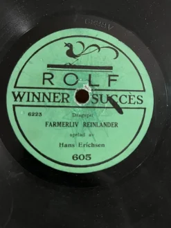 Tradera Hans Erichsen. Rolf Winner Succes 605.| Grammofonplader