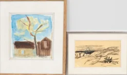 Tradera HARALD LINDBERG. | Malerier