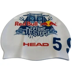 Tradera Head Badmössa Red Bull Neptune Steps Vit Oanvänd> Svømning