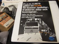 Tradera Hella reklammaterial från 1973 - Sidomarkeringslyktor och reflexer| Autodele & Reservedele