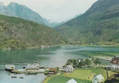 Tradera Hellesylt To ferjer ved kai Normann T 13-32 Ubrukt| Nordiske Lande