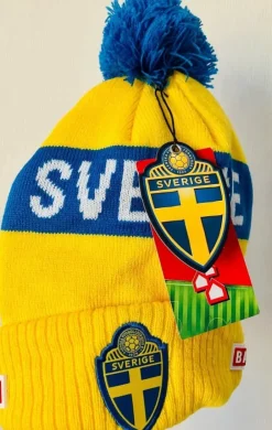 Tradera Helt ny Sverigemössa Svenska fotbollslandslagets mössa SvFF> Fodbold