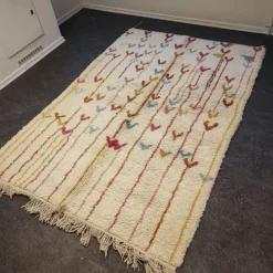 Tradera Helt Ny Unik Mrirt Berber matta 160×240 cm| Gulvtæpper