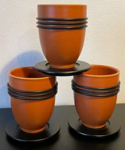 Hot Höganäs- 3st muggar, Apollo, design Kristina Stark Keramik & Porcelæn, Svensk