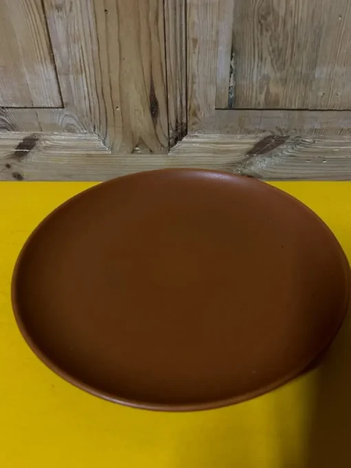 Best Höganäs, stor mattallrik, rostfärgad Keramik & Porcelæn, Svensk
