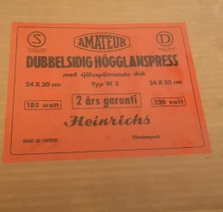 Tradera HÖGGLANSPRESS FRAMKALLNING FILM| Fotofremkaldelse & Mørkekammer