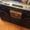 Tradera HITACHI TRK-8080E från 1979, Bergsprängare Boombox radio| Transportabelt