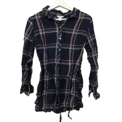 Tradera H&M Blus Mamma stl M Flerfärgad Rutig Skjorta Mammakläder> Ventetøj