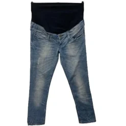 Tradera H&M Mama Jeans stl 38 Blå Stretch Byxor Mammajeans Mammabyxor> Ventetøj