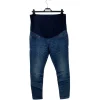 Tradera H&M Mama Jeans stl 46 Blå Super Skinny High Rib Mammajeans> Ventetøj