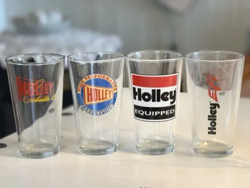Tradera Holley, glas, 4 st, grogg, 50 kr| Andet Køretøjsrelateret