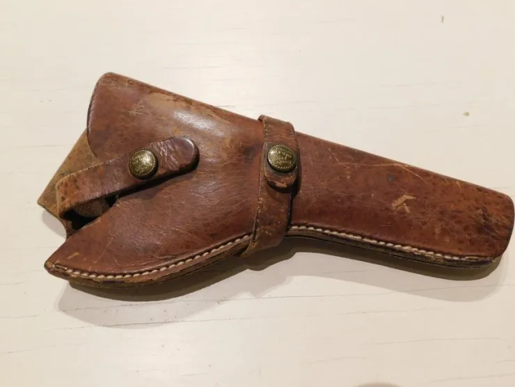 Tradera Holster Brauer Vintage USA Colt 45 Holster tillv i USA> Skydning