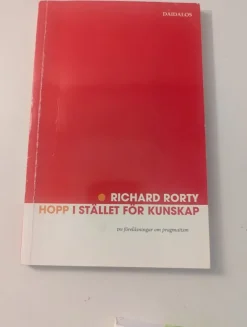 Online Hopp i stället för kunskap - Richard Rorty Filosofisk Litteratur