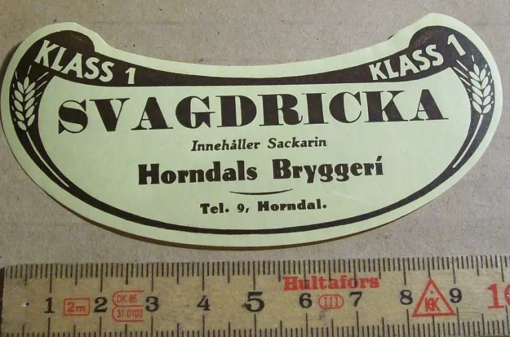 Tradera HORNDALS BRYGGERI, HORNDAL. SVAGDRICKA| Breweriana