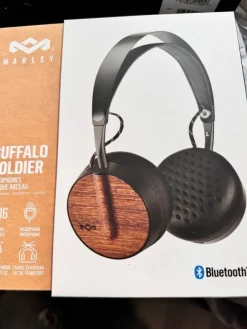 Tradera House of Marley Buffalo Soldier hörlurar cooola i trä| Høretelefoner