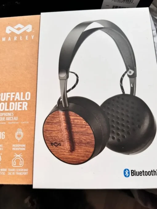 Tradera House of Marley Buffalo Soldier hörlurar cooola i trä| Høretelefoner