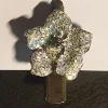 Hot Hårklämma med glittrande blomma Hårtilbehør
