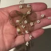 Tradera Hårsmycken med pärlor och blommor> Hårsmykker & Diademer