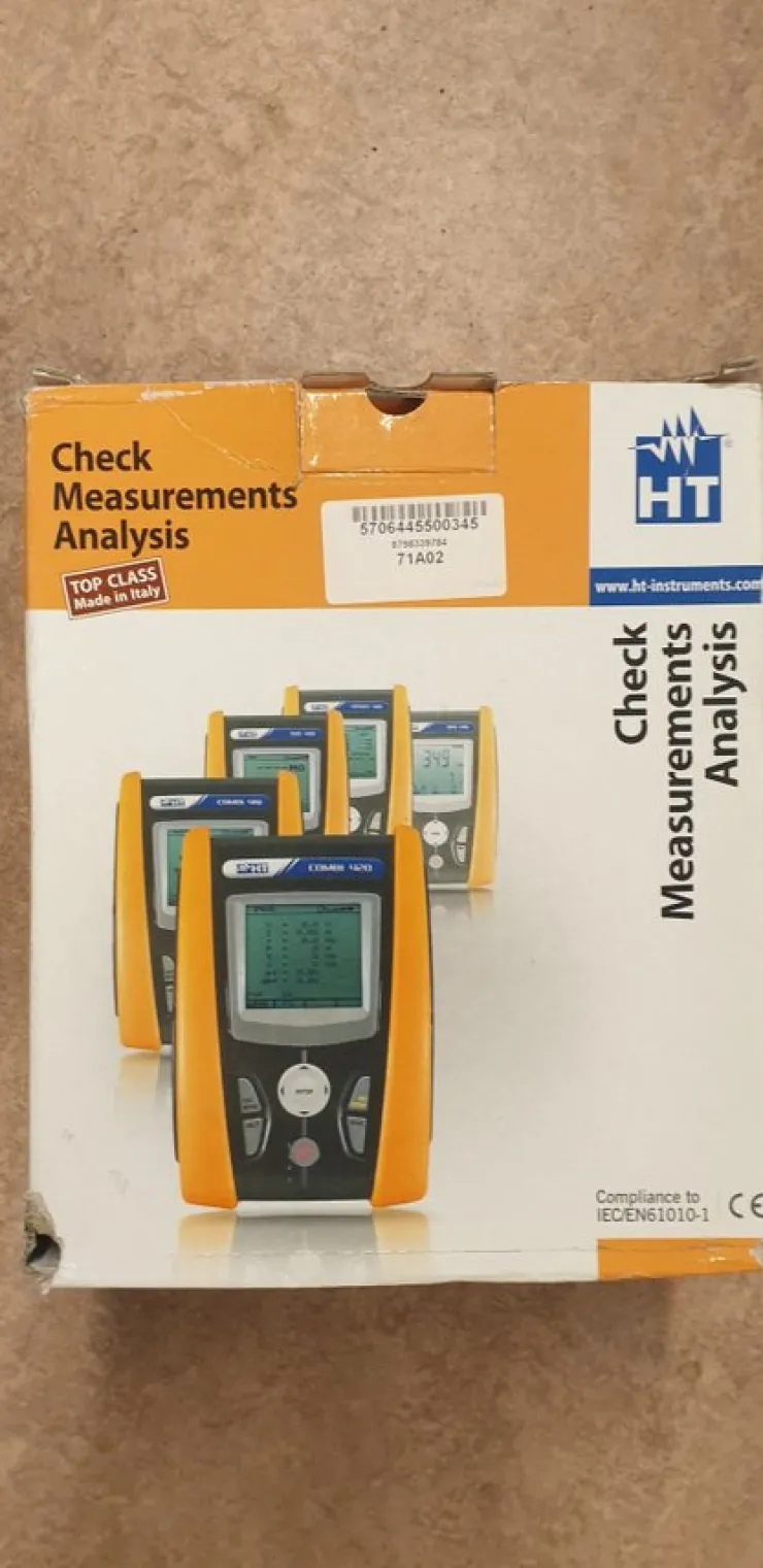 Outlet HT Instruments COMBI 419 Check Measurements Analysis Værktøj