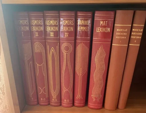 Best Husbordslexikon I-IV + Skapade hemmet + Matlexikon + Madesjö sockens historia Encyklopædier & Leksikon