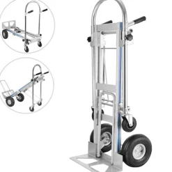 Outlet 3-i-1 Hopfällbar Sackkärra – Trolley i Aluminium för Tungt Bruk Andre Byggevarer
